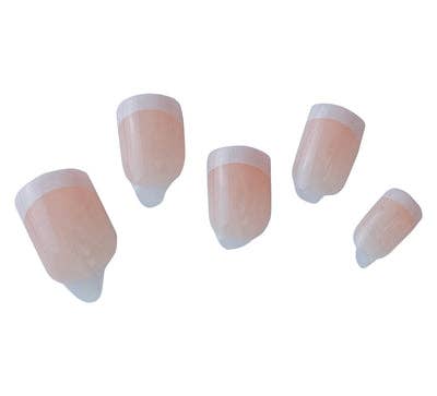 Square Short Press On Nails: First Kiss