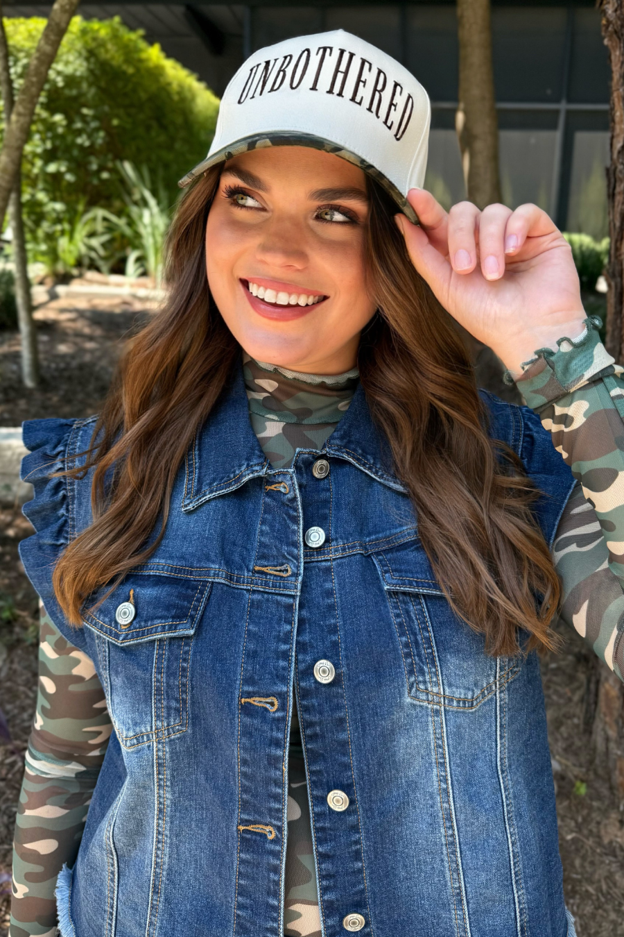 Unbothered Hat by Jess Lea: Camo