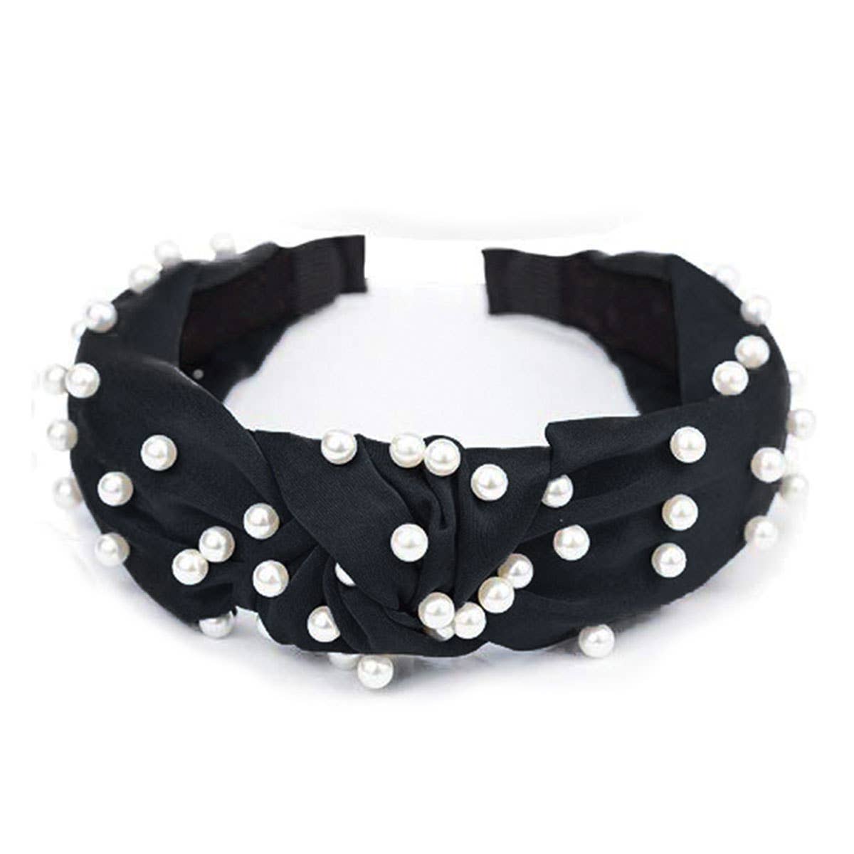 Paige Satin Headband: Berry