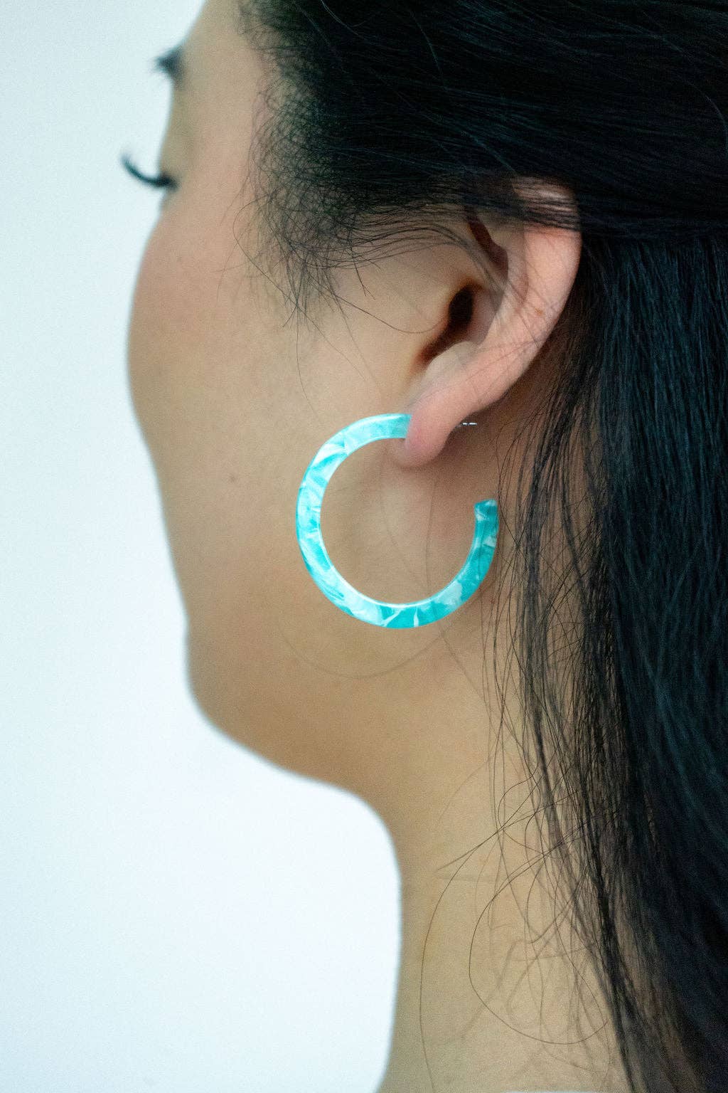 Camy Hoops - Aquamarine // Earrings, Gifts