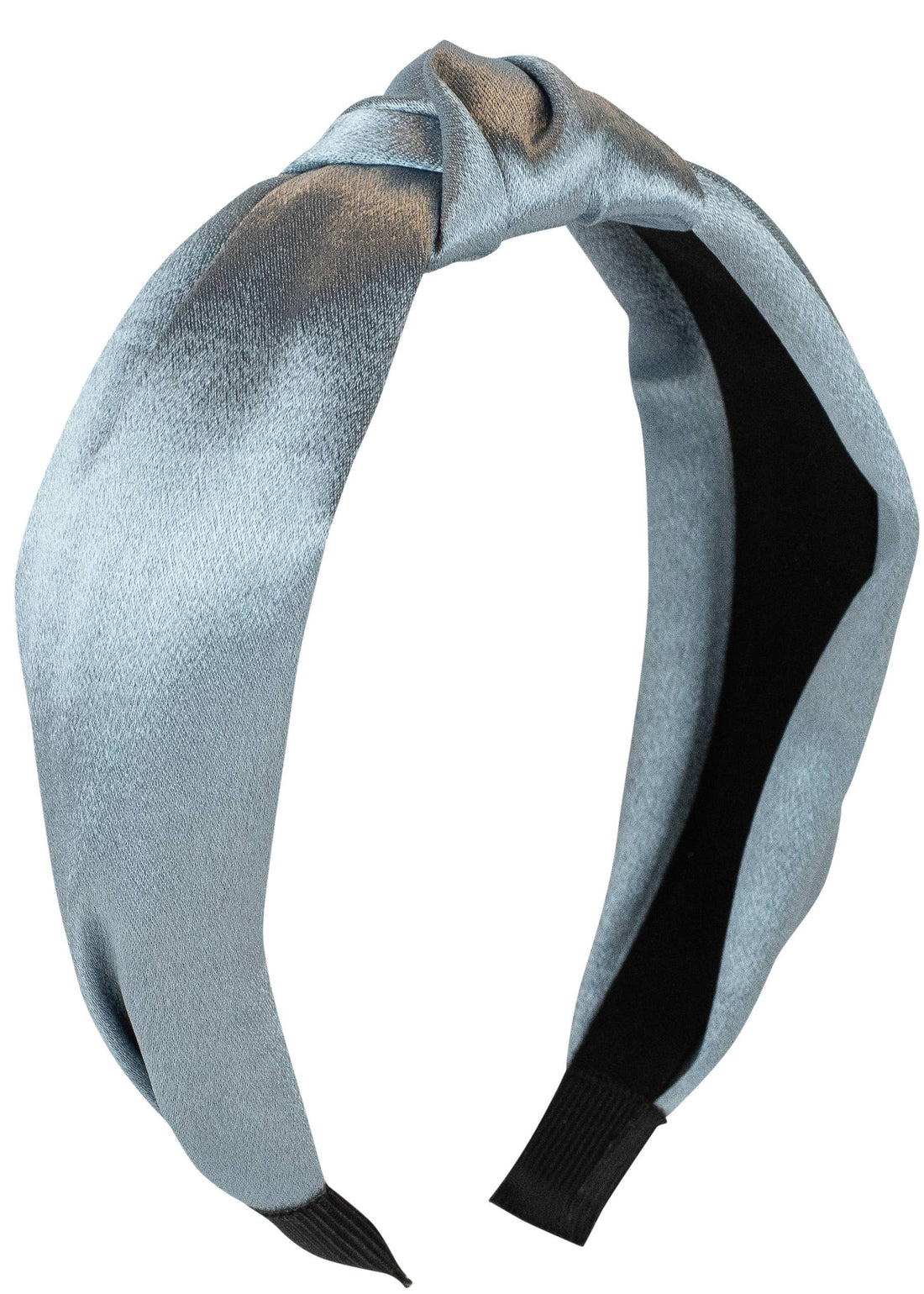 Satin Knot Headband: Light Blue