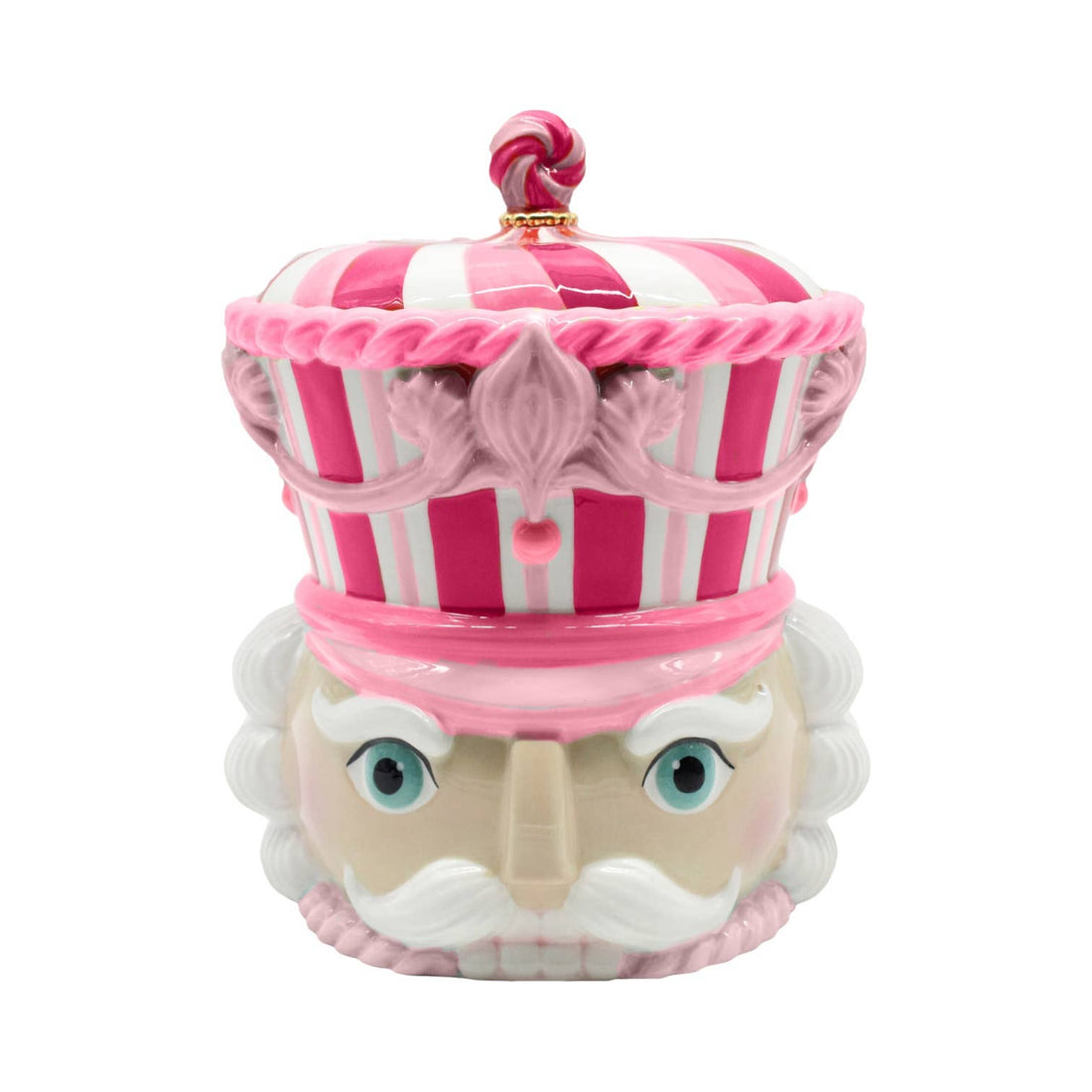 10in Pink Nutcracker Cookie Jar