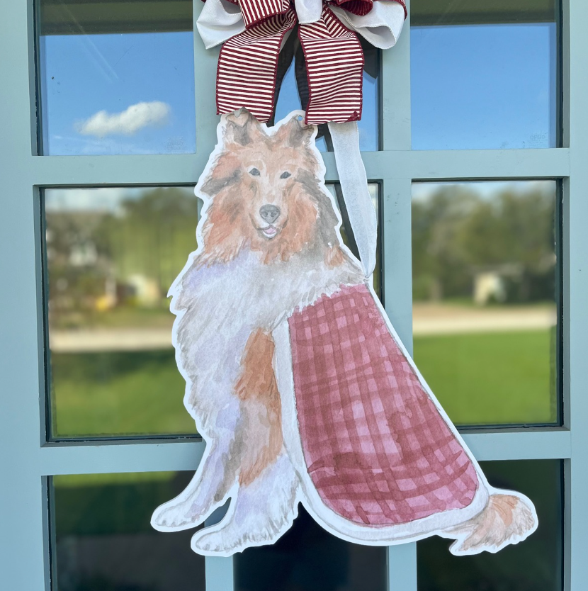 Queen of Aggieland- Door Hanger: Yes, please include the bow