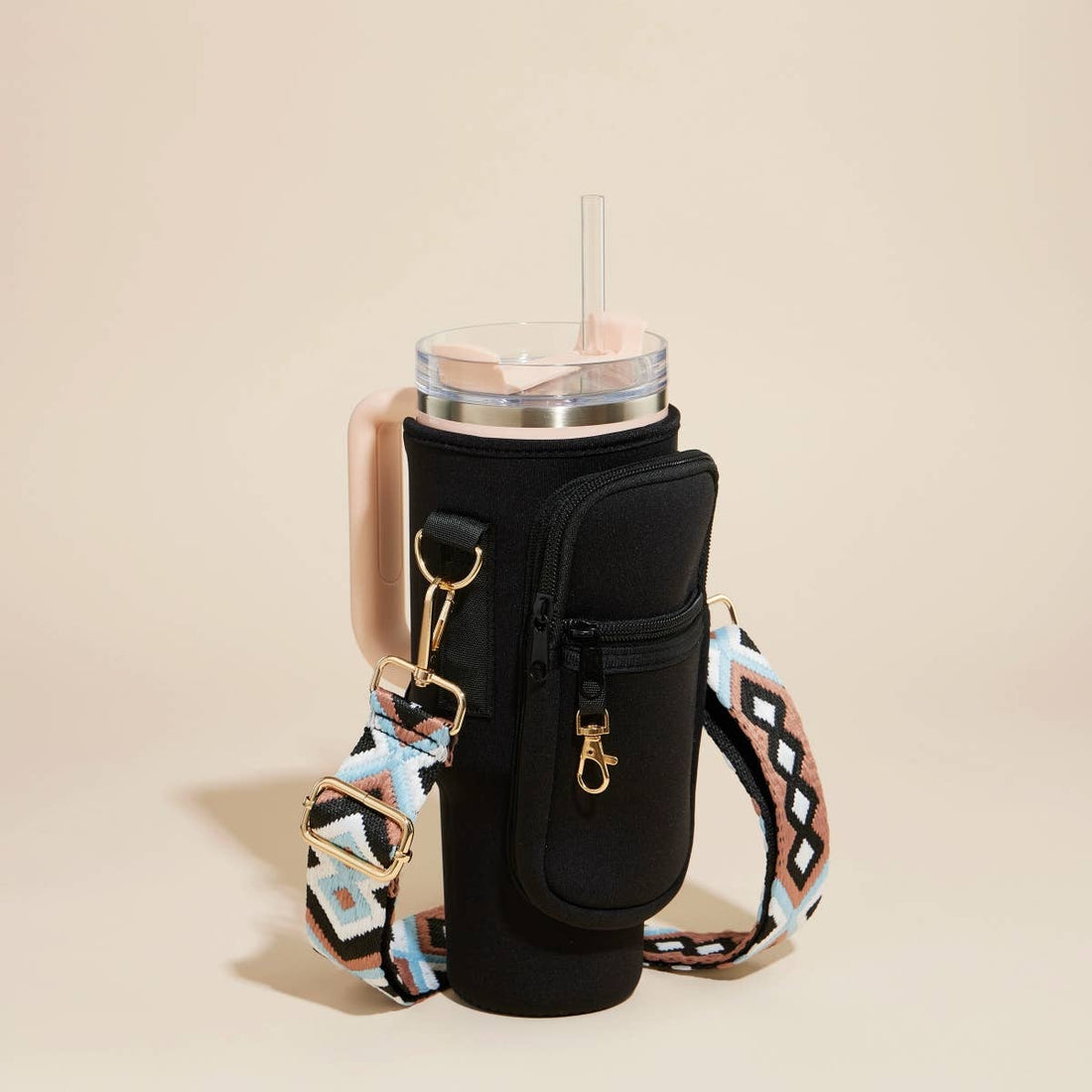 Dual Strap Fit-Cooler™ Sling Tumbler Crossbody Bag: Black / One / 4PG72005