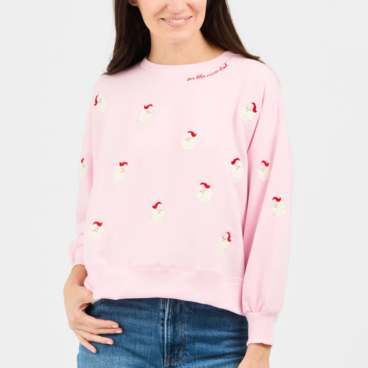 Sweatshirt Millie Small Santas: PK S-L