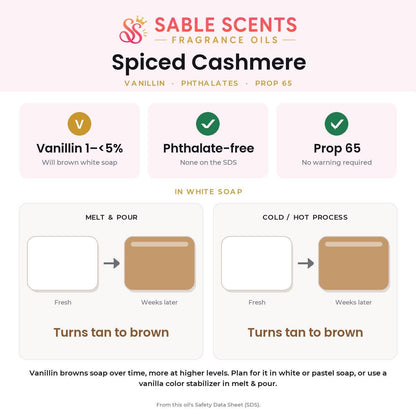 Spiced Cashmere Fragrance Oil: 1 oz