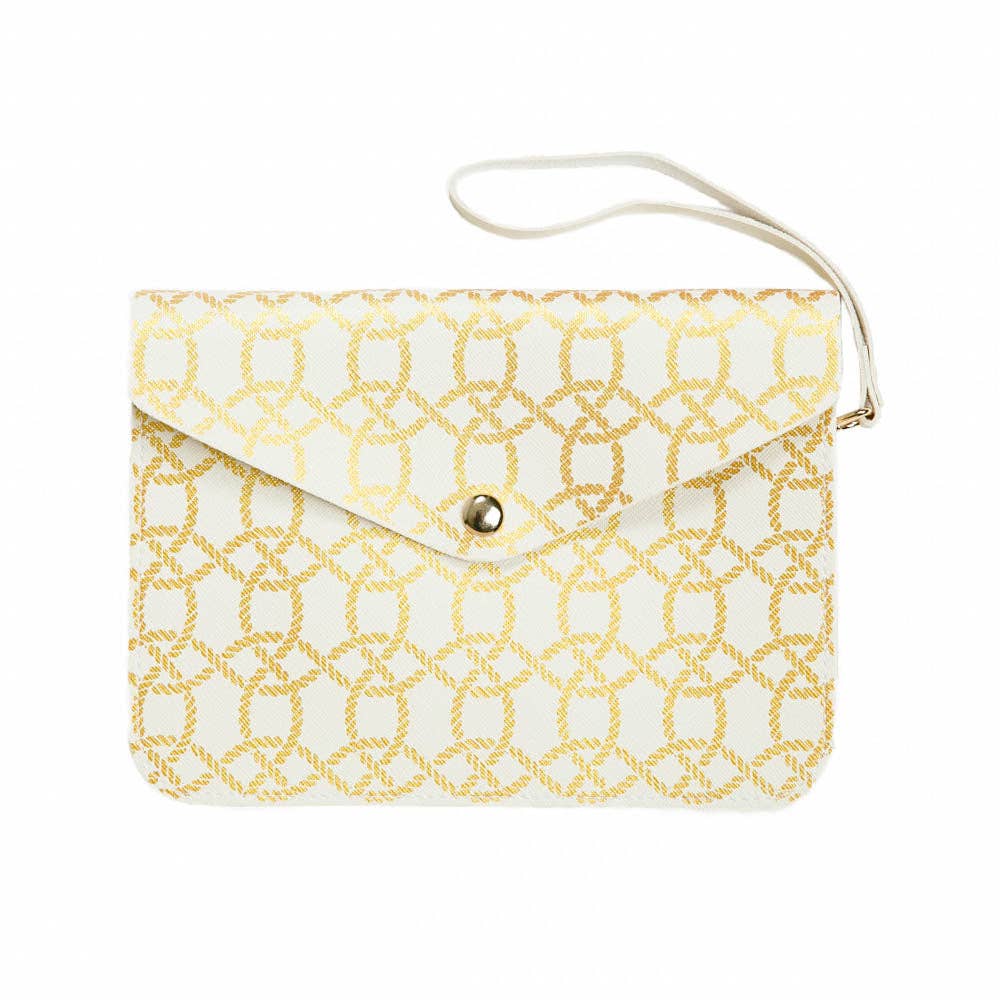 Georgia Wristlet - Gold Circle Link