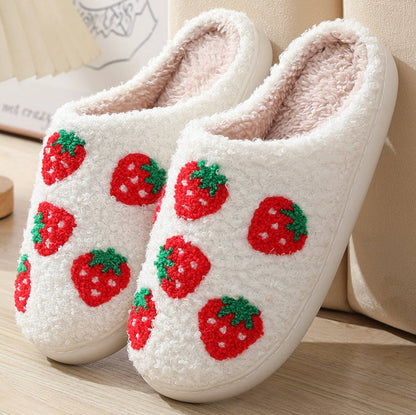 Comfy Fruit Slip-on Slippers : WATERMELON / M