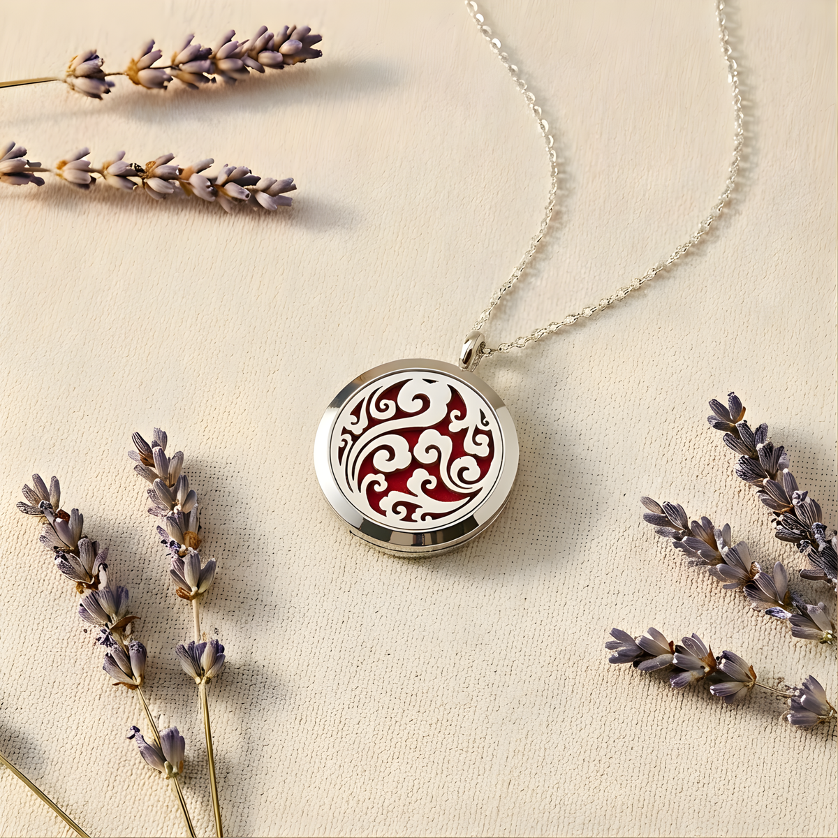 Wind Essential Oil Diffuser Necklace
