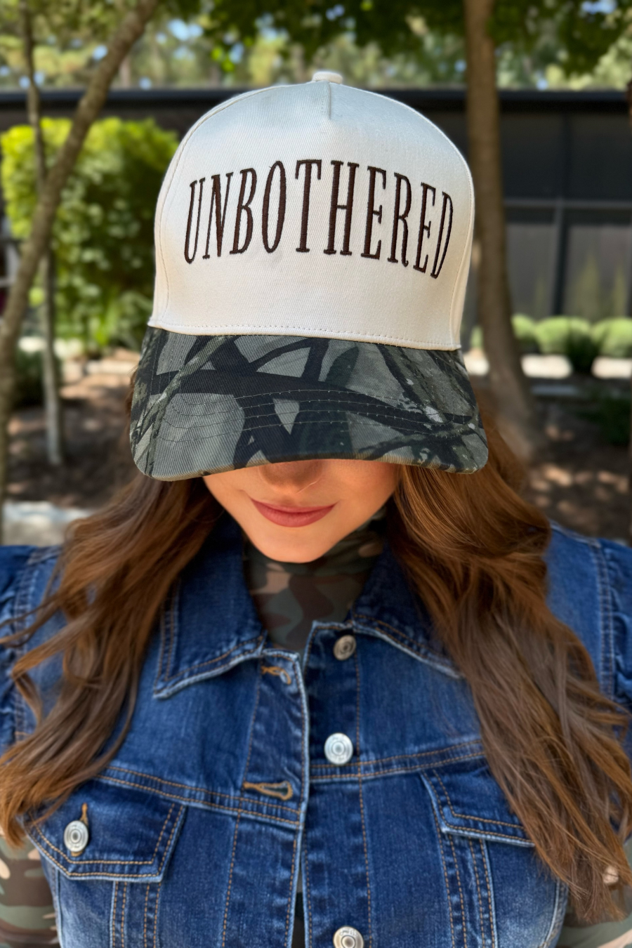 Unbothered Hat by Jess Lea: Camo