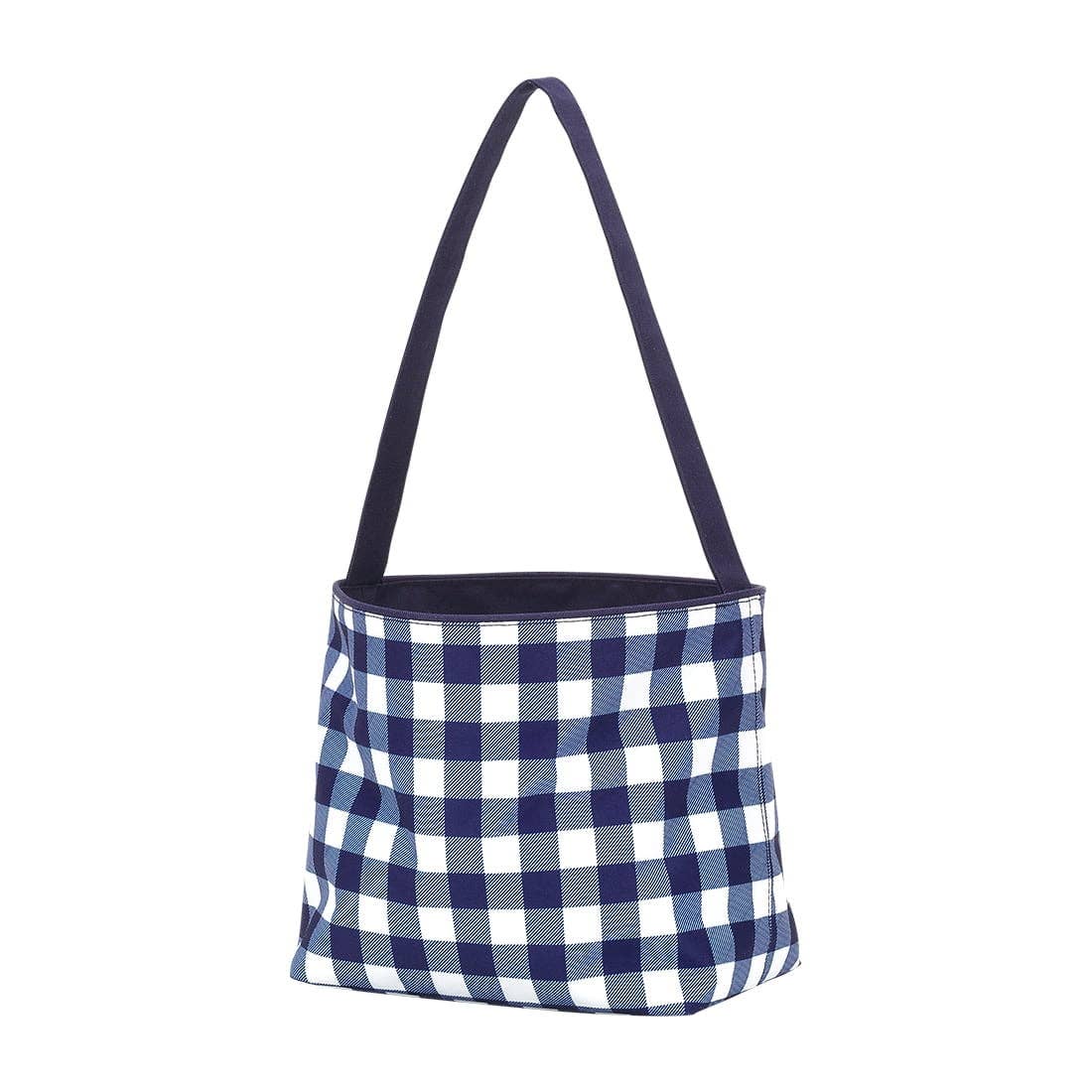 Navy Check Bucket