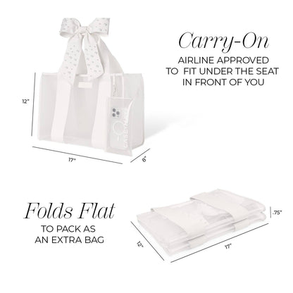 Case-Mate Ivory Pearl Bow Jelly Tote Bag Bride