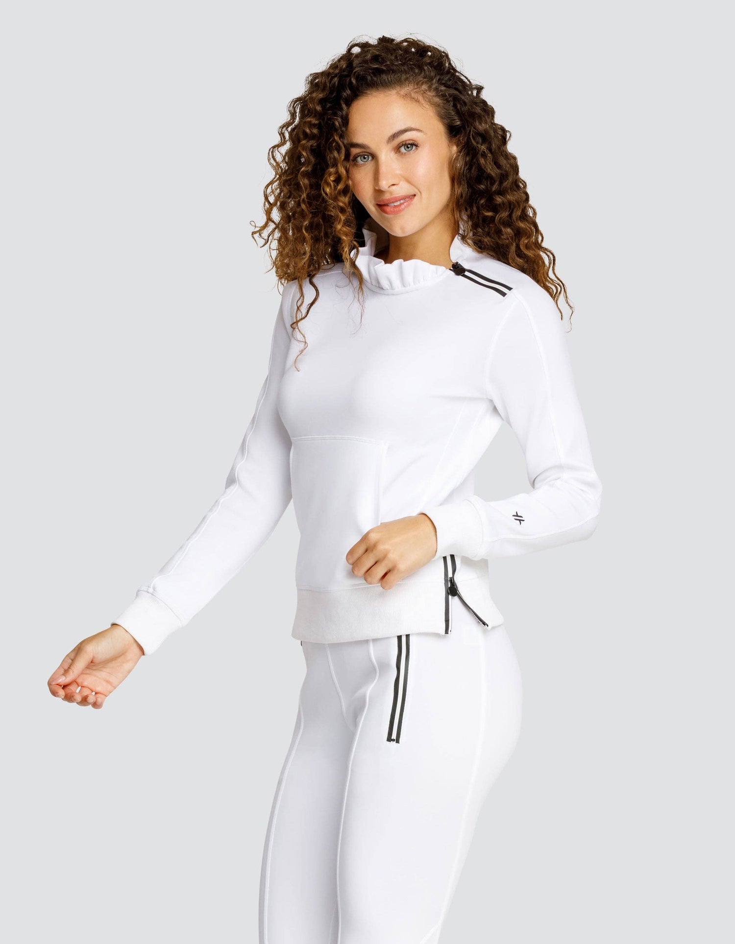 CONDOLEEZZA PULLOVER SWEATSHIRT - CHALK WHITE: S