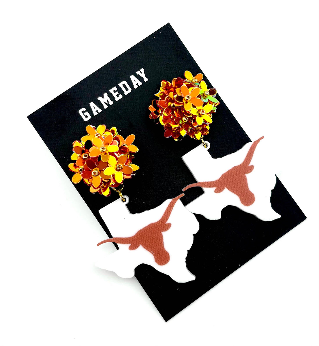 Texas Longhorn Earrings 