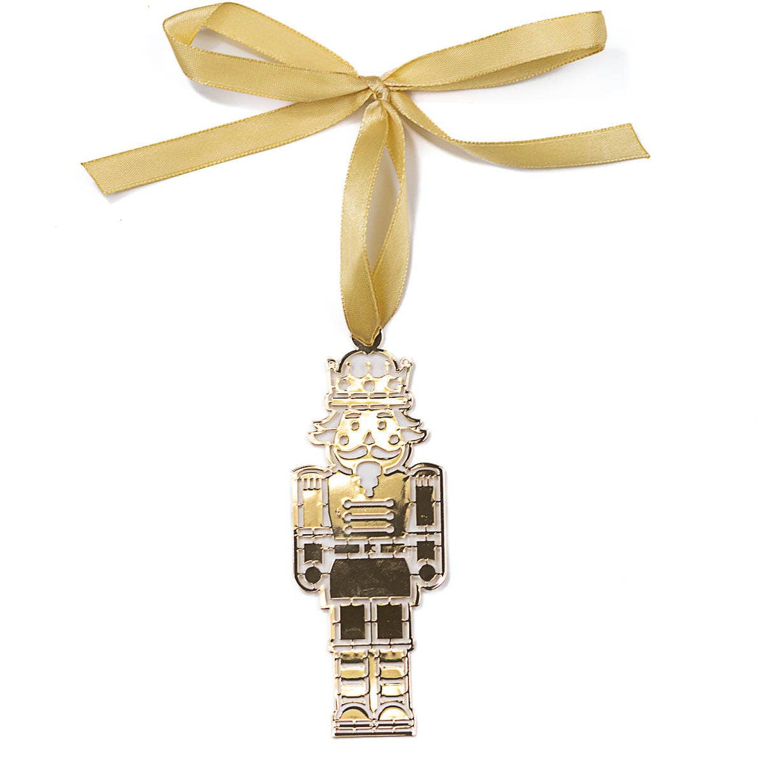 Nutcracker March Ornament   Gold   4&quot;