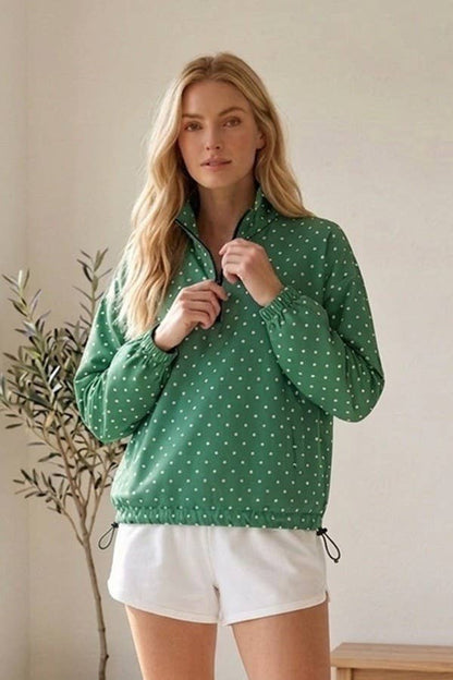 Polka Dot Oversized Jacket 