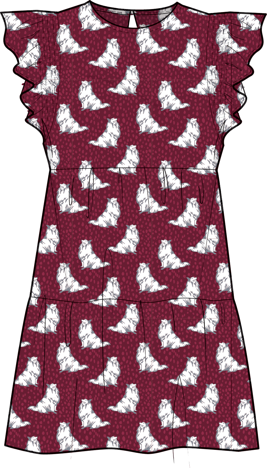 Dress Everly Collie S: S