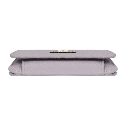 2443 Leather RFID Keychain Wallet: Black