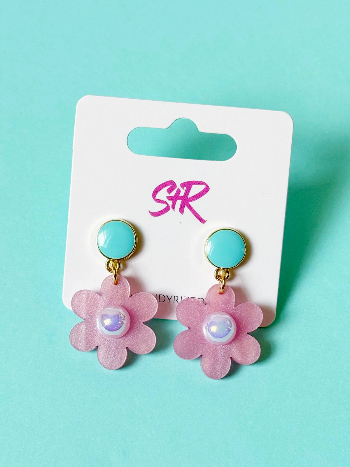 Petite Pink Daisy Dangle