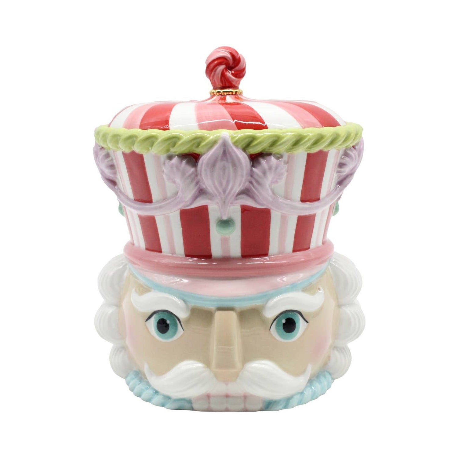 10in Nutcracker Head Cookie Jar