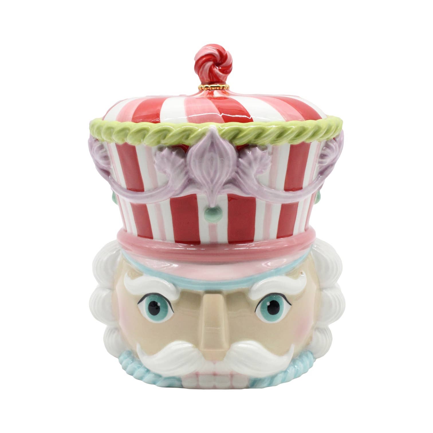 10in Nutcracker Head Cookie Jar