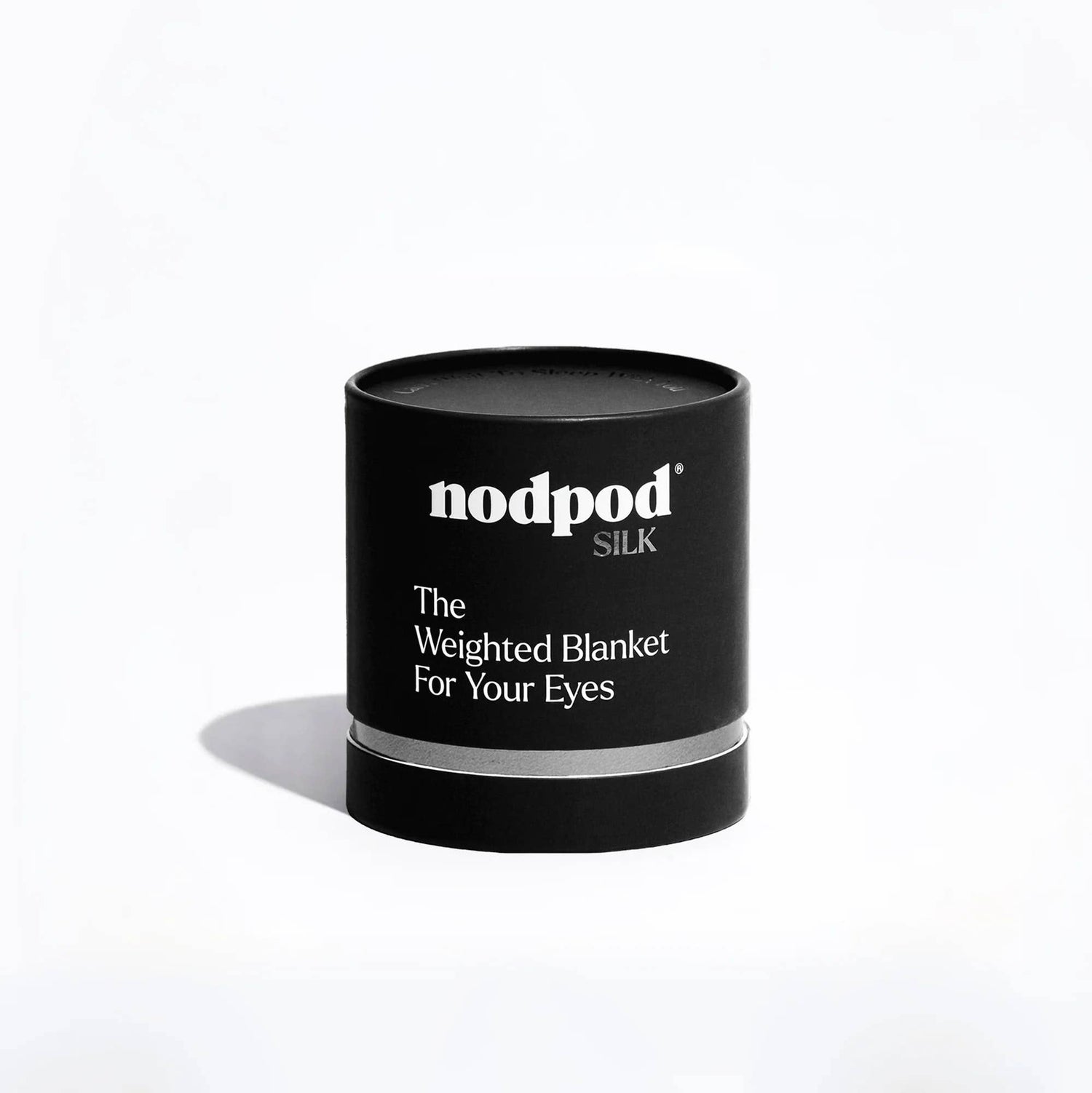 NodPod 100% Mulberry Silk Weighted Sleep Mask- Noir - Eye Mask