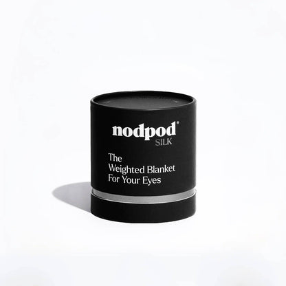 NodPod 100% Mulberry Silk Weighted Sleep Mask- Noir - Eye Mask