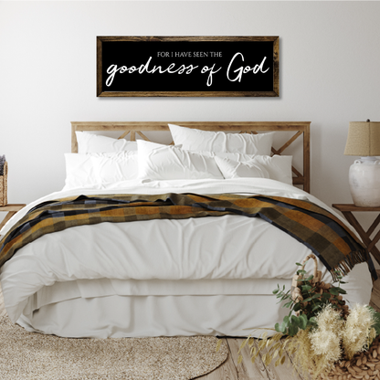 TIMBERLAND FRAME GOODNESS OF GOD: 8&quot;X24&quot;