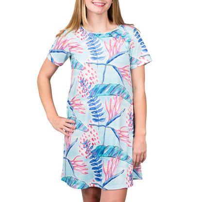 Gia T-Shirt Dress - Spring 2025 *: Navy and White Diamond / Medium