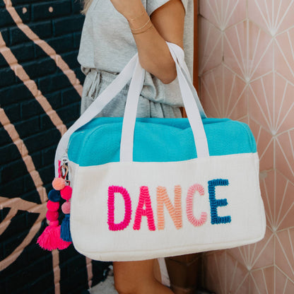 Aqua &quot;Dance&quot; Weekender Bag: Aqua