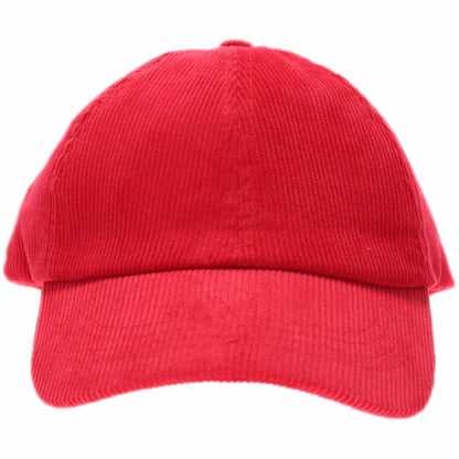Corduroy Criss Cross High Pony CC Ball Cap BT937: Black