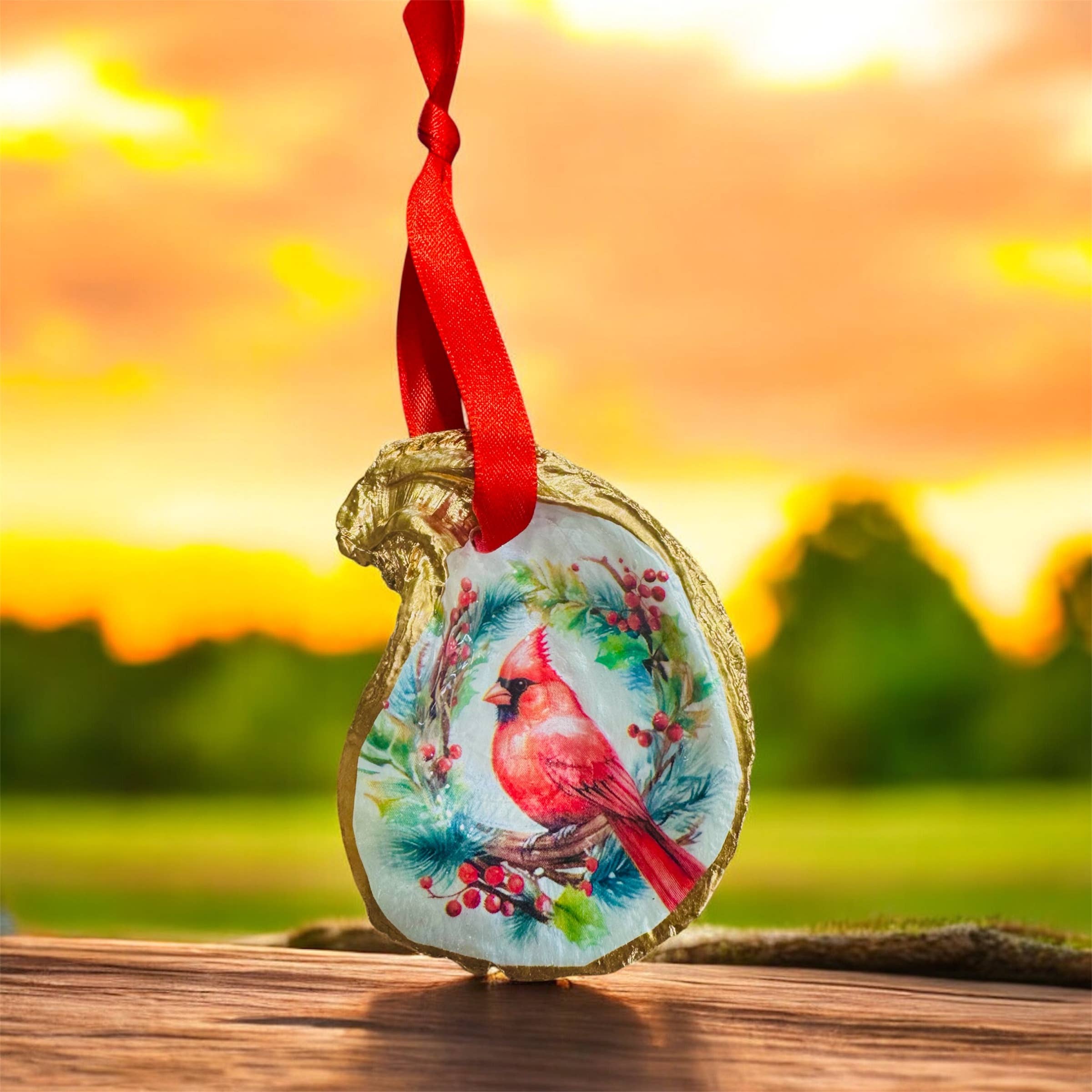 Cardinal Ornament