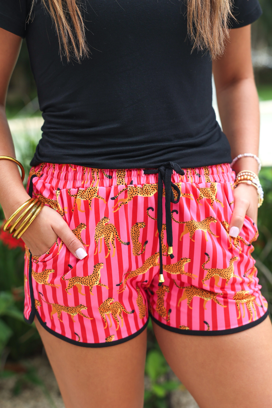 Savanna Soirée Everyday Shorts: Pink / 2XL