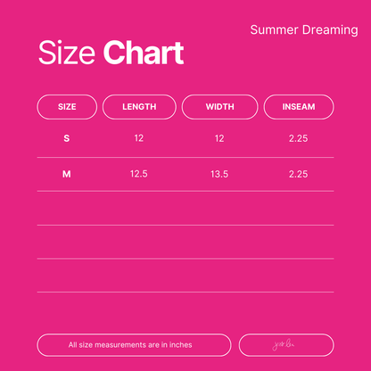 Jess Lea Summer Dreaming Tropical Shorts: Black