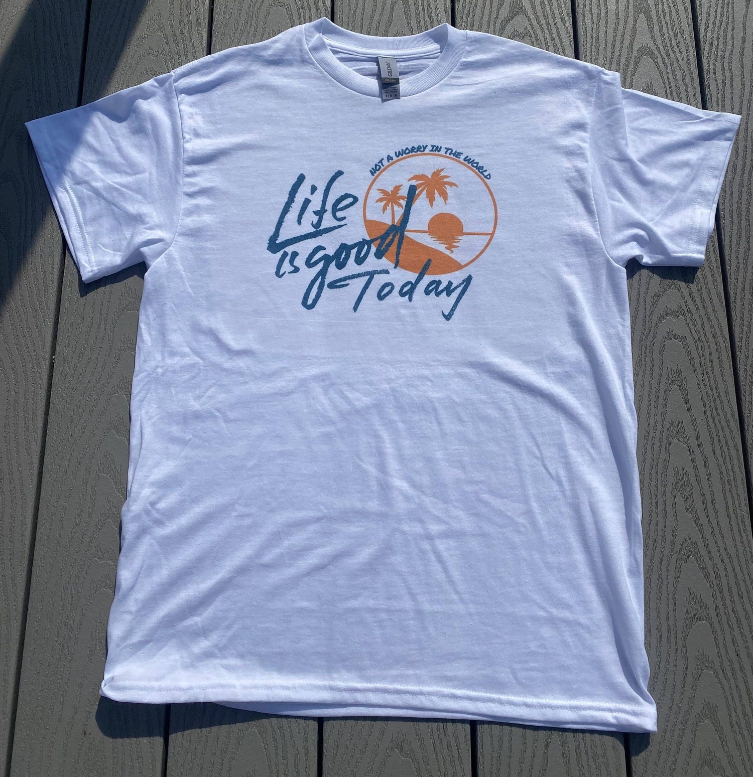 Life Is Good Today Tshirt - Sun Goes Down Tour: L