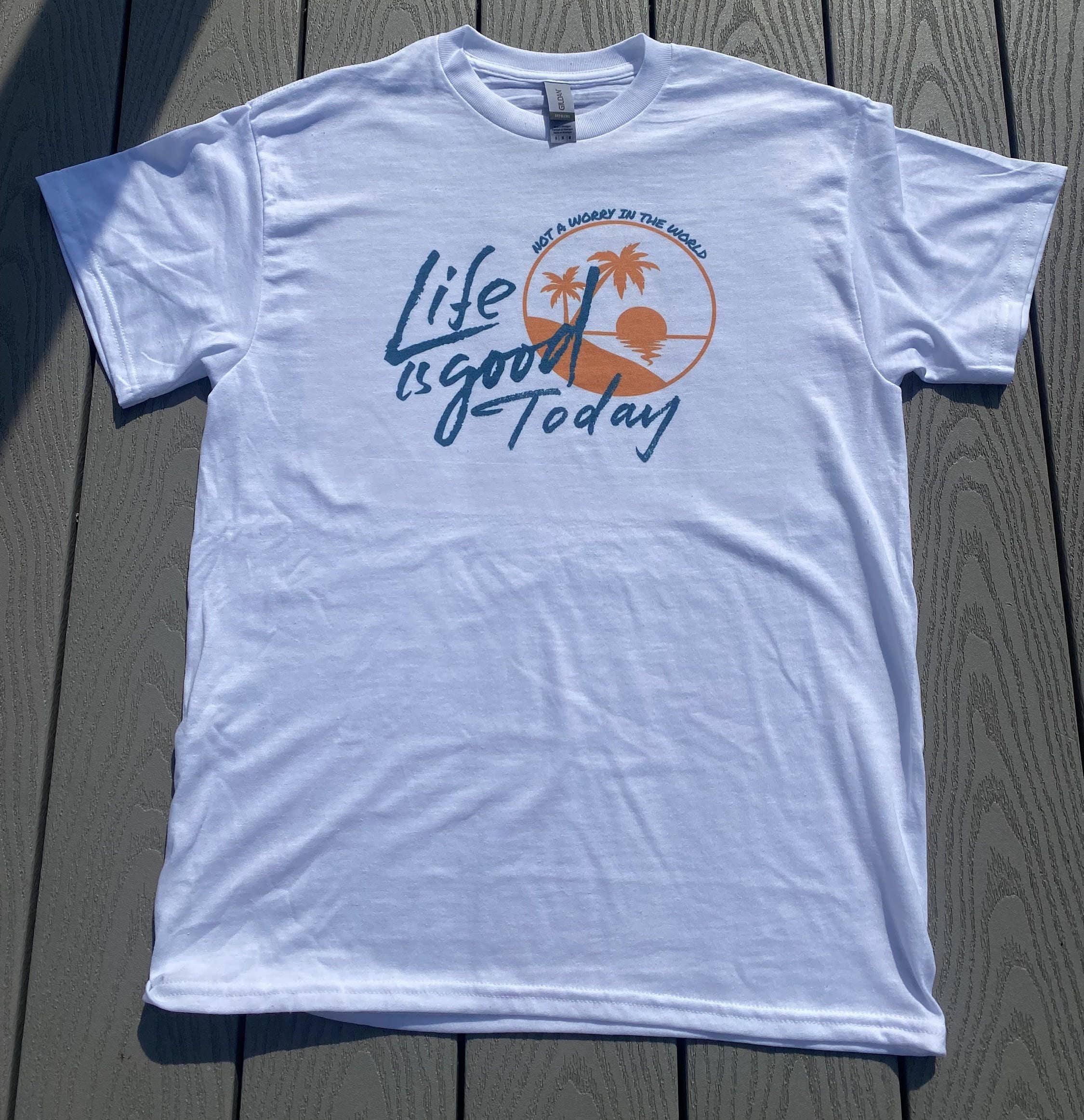 Life Is Good Today Tshirt - Sun Goes Down Tour: L