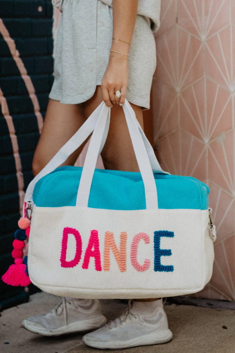 Aqua &quot;Dance&quot; Weekender Bag: Aqua