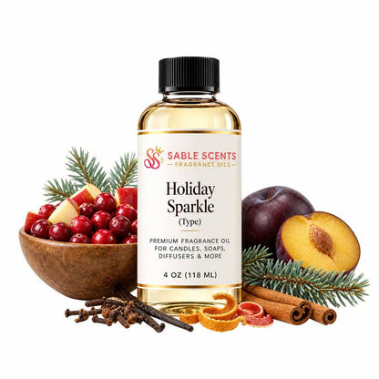 Holiday Sparkle (Type) Fragrance Oil: 1 oz