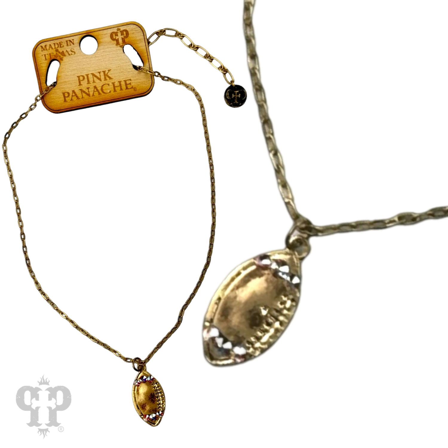 Football necklace: Gold