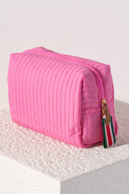 Ezra Large Boxy Cosmetic Pouch SALE: Lilac