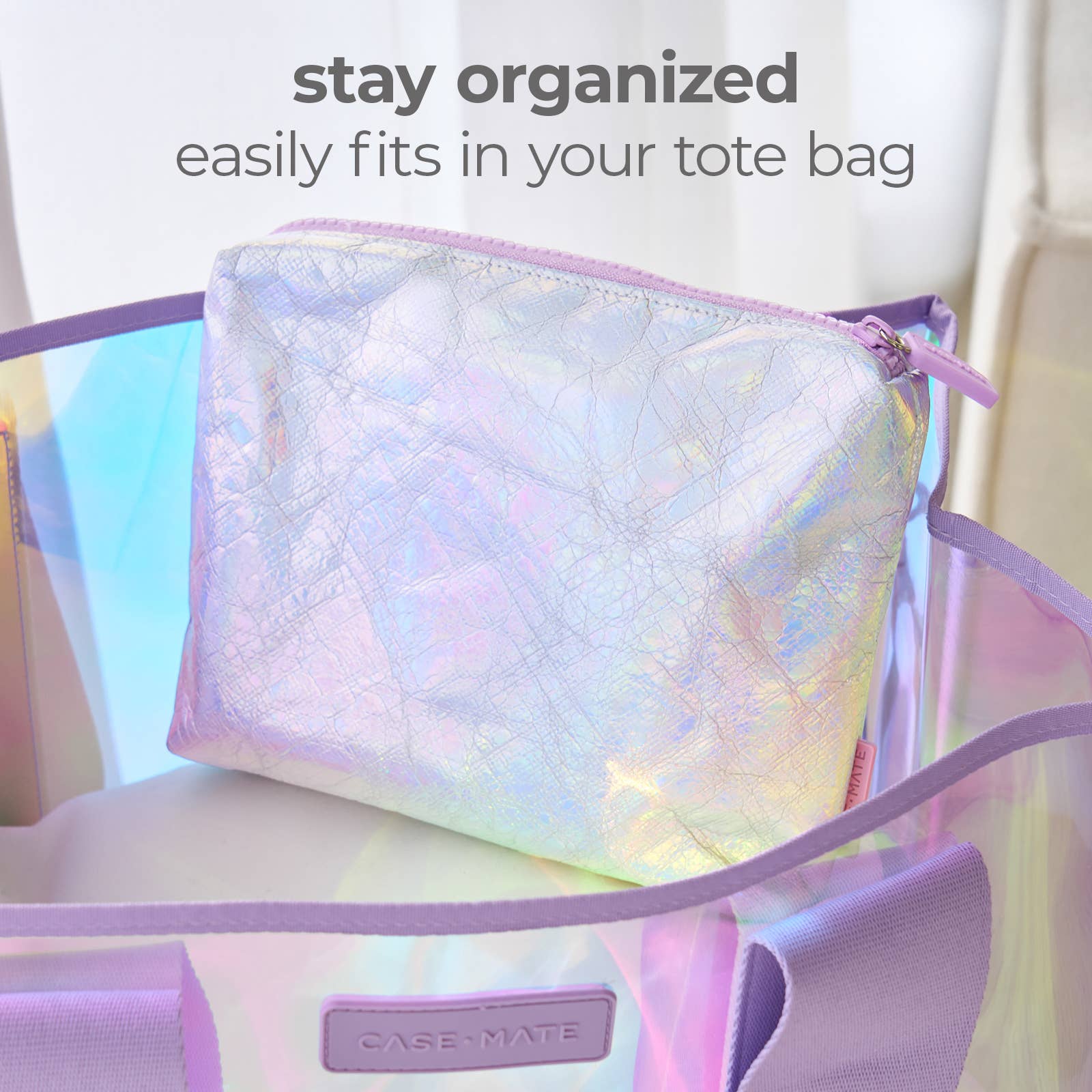 Case-Mate Soap Bubble™ Crinkle Makeup Bag: Soap Bubble™
