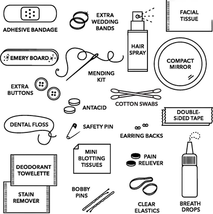 Pearl Minimergency Kit for Brides | Wedding Gifts