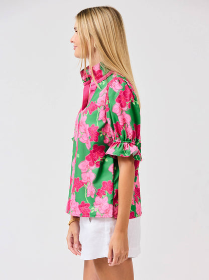 Jessica Top | Orchid Reverie Pink by Mary Square