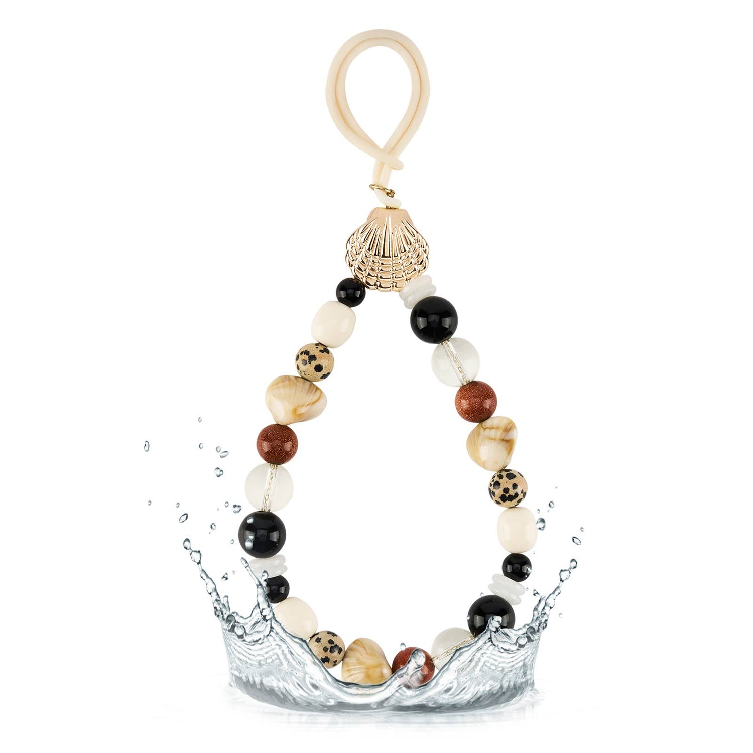 Case-Mate Beaded Bag Charm Accessory: Calico Stone