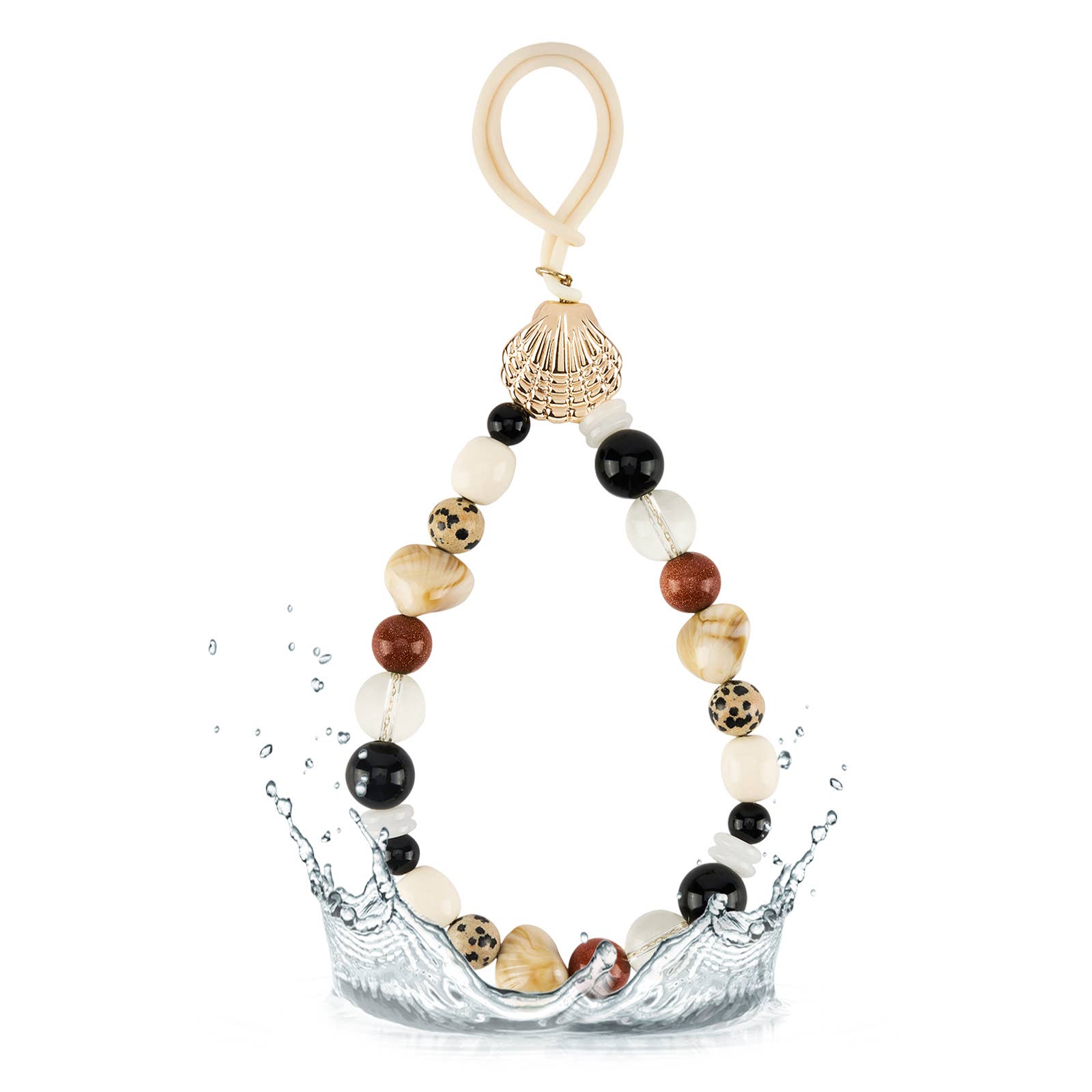 Case-Mate Beaded Bag Charm Accessory: Calico Stone