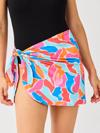Katarina Sarong by Mary Square Swim | Cool Waters Blue