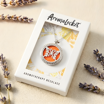 Butterfly Essential Oil Diffuser Necklace