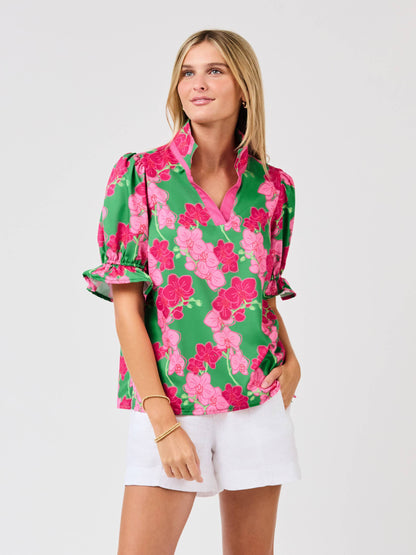 Jessica Top | Orchid Reverie Pink by Mary Square