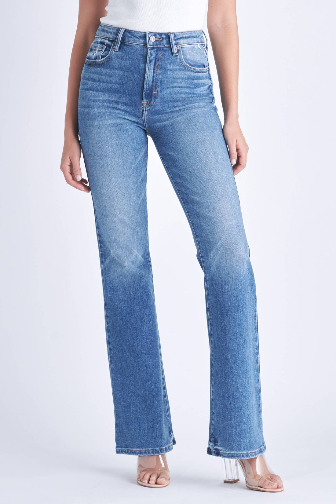 Medium Wash Classic 31" Inseam Flare [HAPPI] : 24