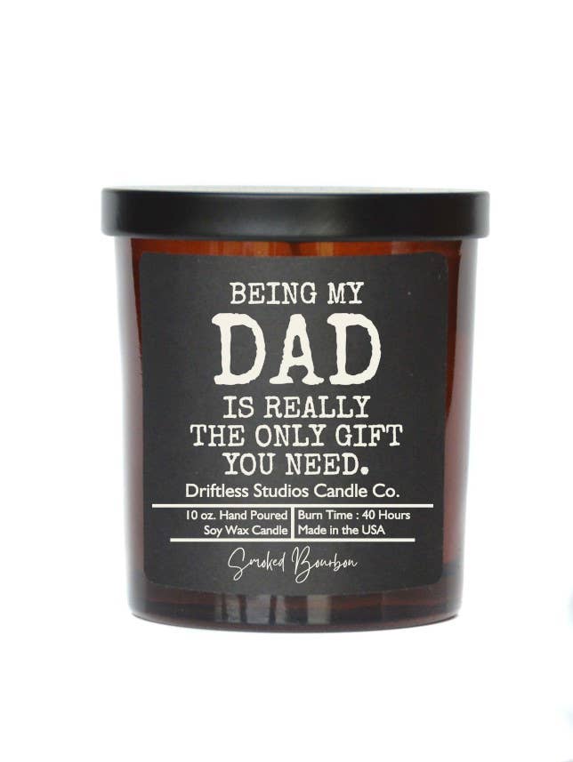 Being My Dad Funny Fathers Day Candle - Gift Candles: Lavender &amp; Sage